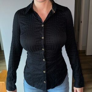 GUESS Stretch Button Down Dress Shirt